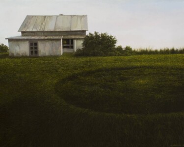 绘画 标题为“En el borde 1” 由Gennady Mironov, 原创艺术品, 油 安装在木质担架架上