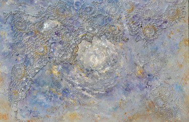 Lace of Life 3 Schilderij getiteld "Lace of Life 3" door Alla Kosteleckaya, Origineel Kunstwerk, Acryl Gemonteerd op Frame voor houten bran…