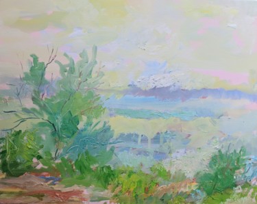 Malerei mit dem Titel "tenderness of dawns" von Irina Kindritska, Original-Kunstwerk, Öl