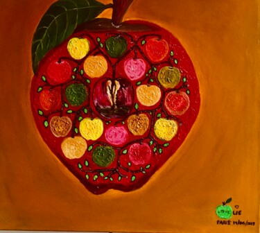 제목이 "Pomme d’ Amour"인 미술작품 Ma Lovelie Albarracin로, 원작, 아크릴