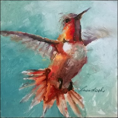 Painting titled "W zawieszeniu 2" by Kazimierz Mordarski, Original Artwork, Oil