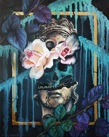 Immortality Peinture intitulée "Immortality" par Mariam Mary Ellen, Œuvre d'art originale, Huile