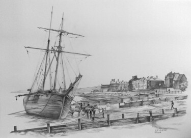 Tekening getiteld "The merchant one ha…" door Boytsov, Origineel Kunstwerk, Potlood