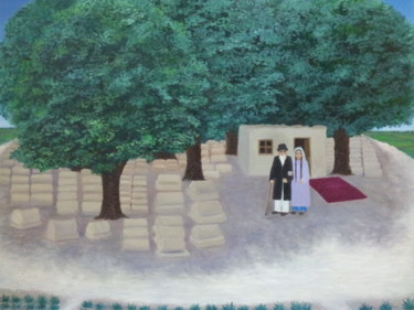 绘画 标题为“麻扎” 由怡 张, 原创艺术品, 油