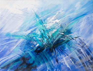 Étrave Peinture intitulée "Étrave" par Gérard Esquerre, Œuvre d'art originale, Acrylique Monté sur Autre panneau rigide