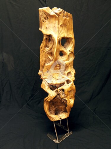 Sculpture titled "Relique" by Eric Rodriguez Sculpture (Arteric), Original Artwork, Wood