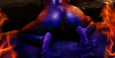 Digitale Kunst mit dem Titel "JEWEL BOTTOM (nude…" von Soontou Baarn, Original-Kunstwerk, 2D digitale Arbeit