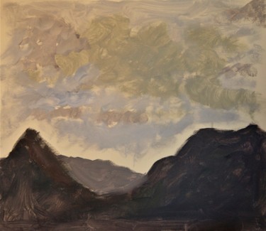 「Paysage de la Drôme…」というタイトルの絵画 Giulia Archerによって, オリジナルのアートワーク, オイル