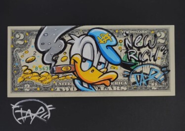 绘画 标题为“New Rich (banknotes)” 由David Nicolas (Daru), 原创艺术品, 标记