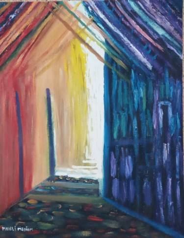 Peinture intitulée "Les couleurs de la…" par Marion Myriam, Œuvre d'art originale, Huile