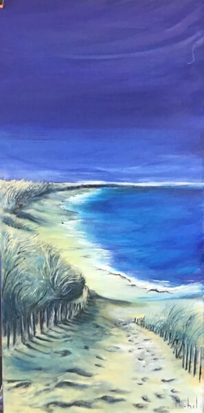 Peinture intitulée "Anse" par Michel, Œuvre d'art originale, Acrylique