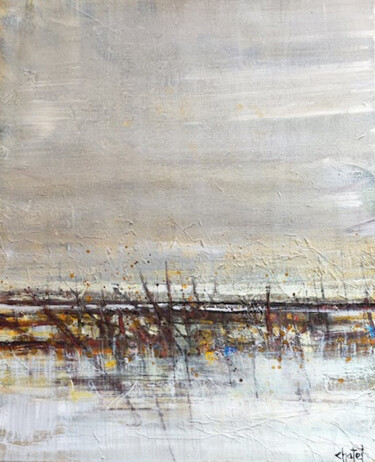 Peinture intitulée "Hiver" par Bernard Chatel, Œuvre d'art originale, Acrylique
