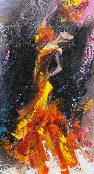 绘画 标题为“Fire dance” 由Andriy Izhak, 原创艺术品, 丙烯