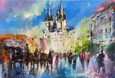 Malerei mit dem Titel "Fantasies about the…" von Andriy Izhak, Original-Kunstwerk, Acryl