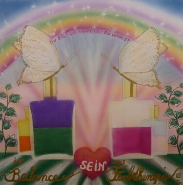 "Flyer Bild S" başlıklı Tablo Karin Sternberg tarafından, Orijinal sanat, Petrol