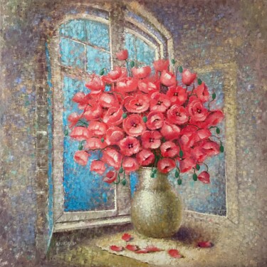 Peinture intitulée "''Pink Inspiration''" par Natalie Aleksejeva (NatalieVerve), Œuvre d'art originale, Huile Monté sur Châs…