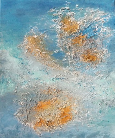 Schilderij getiteld "Something spatial" door Lisa Steeven, Origineel Kunstwerk, Acryl