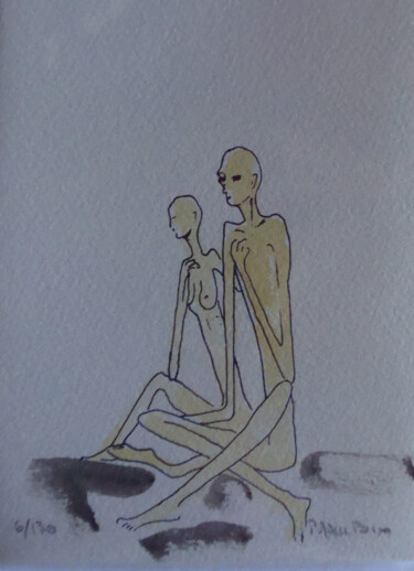 印花与版画 标题为“Sérigraphie n° 14” 由Paul Maulpoix, 原创艺术品, 丝网印刷