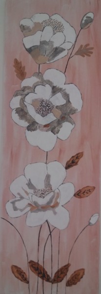 Abstrait Peinture intitulée "Abstrait" par Corinne Autier, Œuvre d'art originale, Acrylique