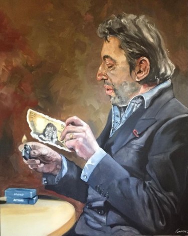 Painting titled "Pascal" by Jean-Michel Lourenço, Original Artwork, Oil