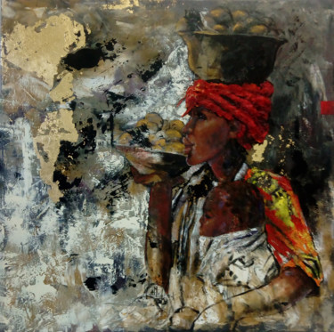 Lost Code N 046 Peinture intitulée "Lost Code N 046" par Artem Usá, Œuvre d'art originale, Acrylique