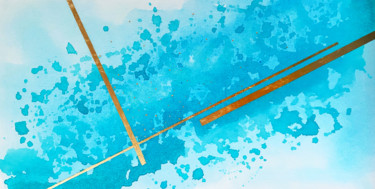 绘画 标题为“Azure coast - II” 由Sviatlana Petushkova, 原创艺术品, 丙烯
