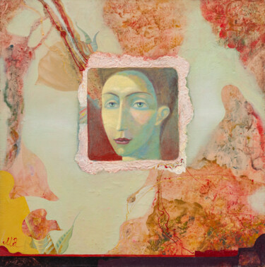 Summer window 제목이 "Summer window"인 미술작품 Dmitrii Ryzhikov로, 원작, 기름 나무 들것 프레임에 장착됨