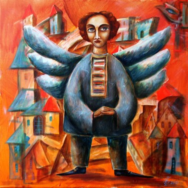 绘画 标题为“ANGEL SAVIOR” 由Vladimir Pronkin, 原创艺术品, 油