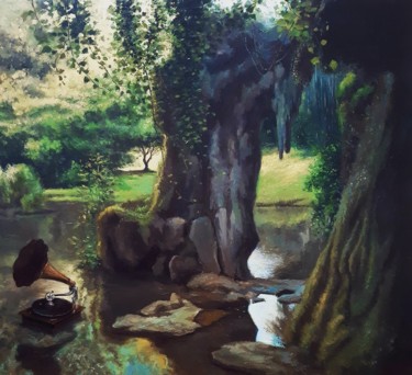 Peinture intitulée "Lille. La Musique d…" par Igor Stepanov, Œuvre d'art originale, Huile