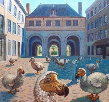 Le Rassemblement de Drontes Peinture intitulée "Le Rassemblement de…" par Igor Stepanov, Œuvre d'art originale, Huile