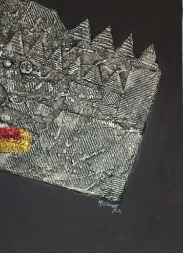 Painting titled "Bijoux" by Meziane Boussaid, Original Artwork, Aluminium