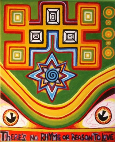 Peinture intitulée "abstraction désignée" par Anne-Marie Gratton, Œuvre d'art originale