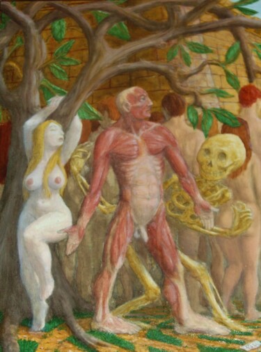 Painting titled "Before the Walls" by Edwin Loftus, Original Artwork, Oil