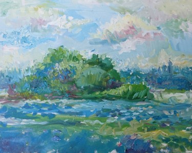 summer breeze Malerei mit dem Titel "summer breeze" von Irina Kindritska, Original-Kunstwerk, Öl