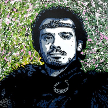 Peinture intitulée "ARTHUR PENDRAGON" par Myriam Bellanger, Œuvre d'art originale, Acrylique