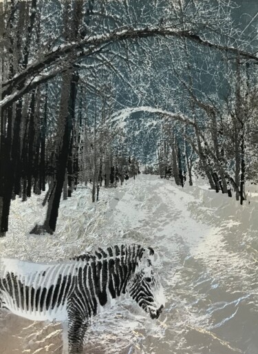 印花与版画 标题为“Sentier glacé” 由Kew, 原创艺术品, 丝网印刷