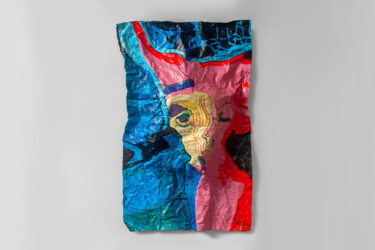 雕塑 标题为“pink face relief” 由Olga Chertova, 原创艺术品, 丙烯