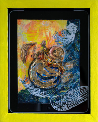 Mercury God of Speed 绘画 标题为“Mercury God of Speed” 由Brittany Ellis, 原创艺术品, 丙烯