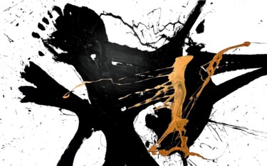 绘画 标题为“Black 146x” 由Rosi Roys, 原创艺术品, 丙烯