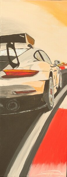 绘画 标题为“Porsche 991 Gt3 RS…” 由Sepp Wörle, 原创艺术品, 丙烯