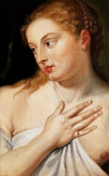 绘画 标题为“Copie d'un portrait…” 由Igor Stepanov, 原创艺术品, 油