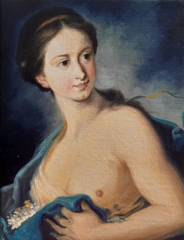 Copie de l'oeuvre d'art rococo Peinture intitulée "Copie de l'oeuvre d…" par Igor Stepanov, Œuvre d'art originale, Huile