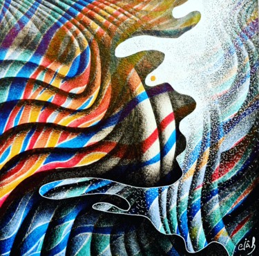 图画 标题为“Wind of Change” 由Eric Gaquère Jâho, 原创艺术品, 墨