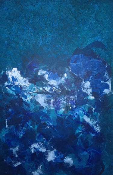 "LA OLA" başlıklı Tablo Angela Ortiz tarafından, Orijinal sanat, Akrilik Ahşap Sedye çerçevesi üzerine monte edilmiş