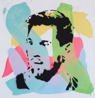 Peinture intitulée "PyB Lionel MESSI, 2…" par Pyb, Œuvre d'art originale, Acrylique