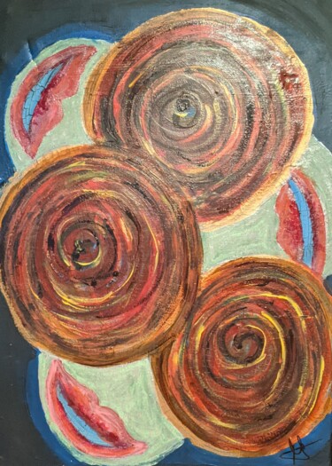 Peinture intitulée "Envie" par Noëlle Matip, Œuvre d'art originale, Acrylique