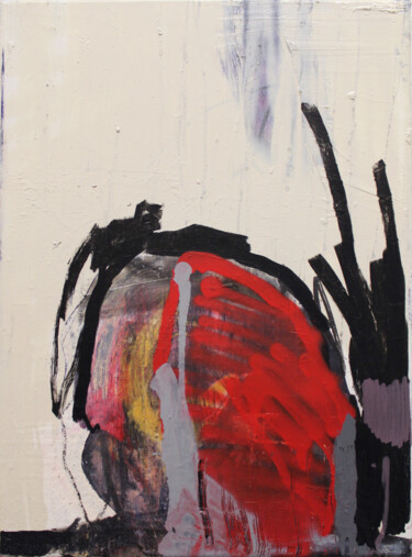 Painting titled "Idiot" by Miloš Hronec, Original Artwork, Oil