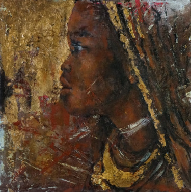 Lost Code R 048 Peinture intitulée "Lost Code R 048" par Artem Usá, Œuvre d'art originale, Acrylique Monté sur Carton
