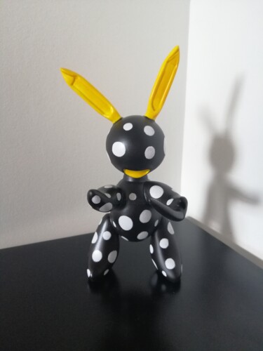 Sculpture intitulée "Bunny" par Carole Carpier, Œuvre d'art originale, Résine