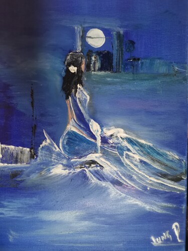 Peinture intitulée "One moment with the…" par Pascal Jung, Œuvre d'art originale, Huile